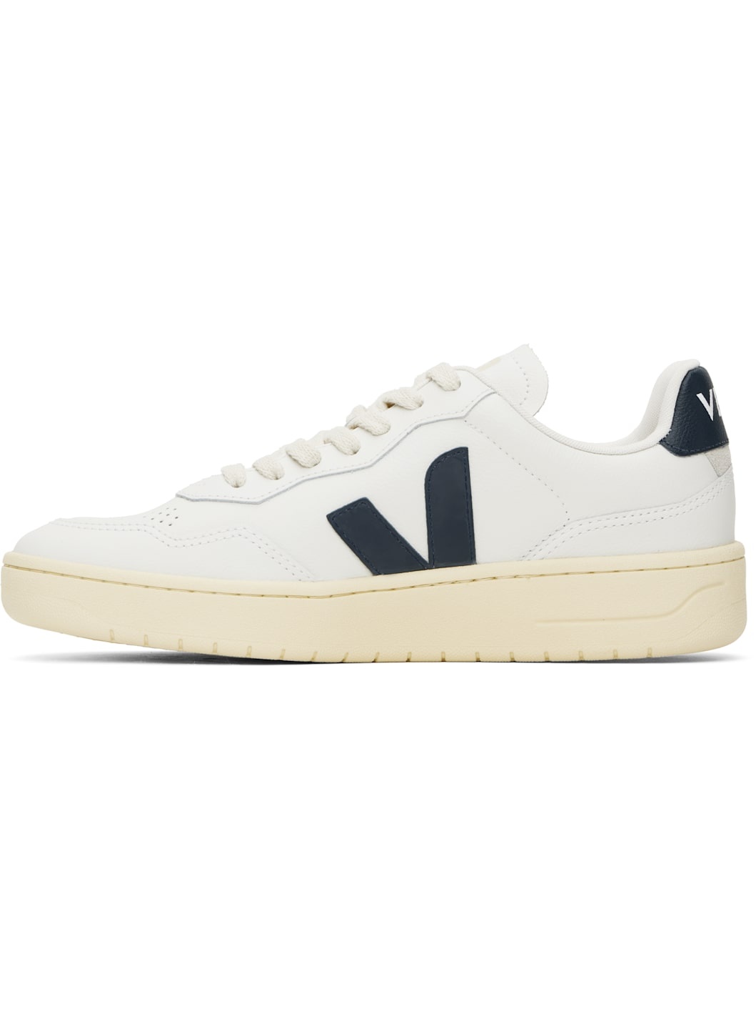 White V-90 Leather Sneakers - 3