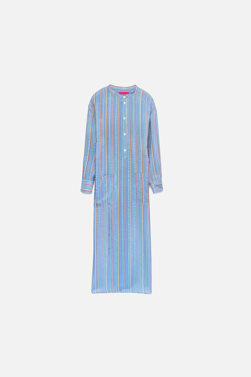 STRIPE JACQUARD KAFTAN 1