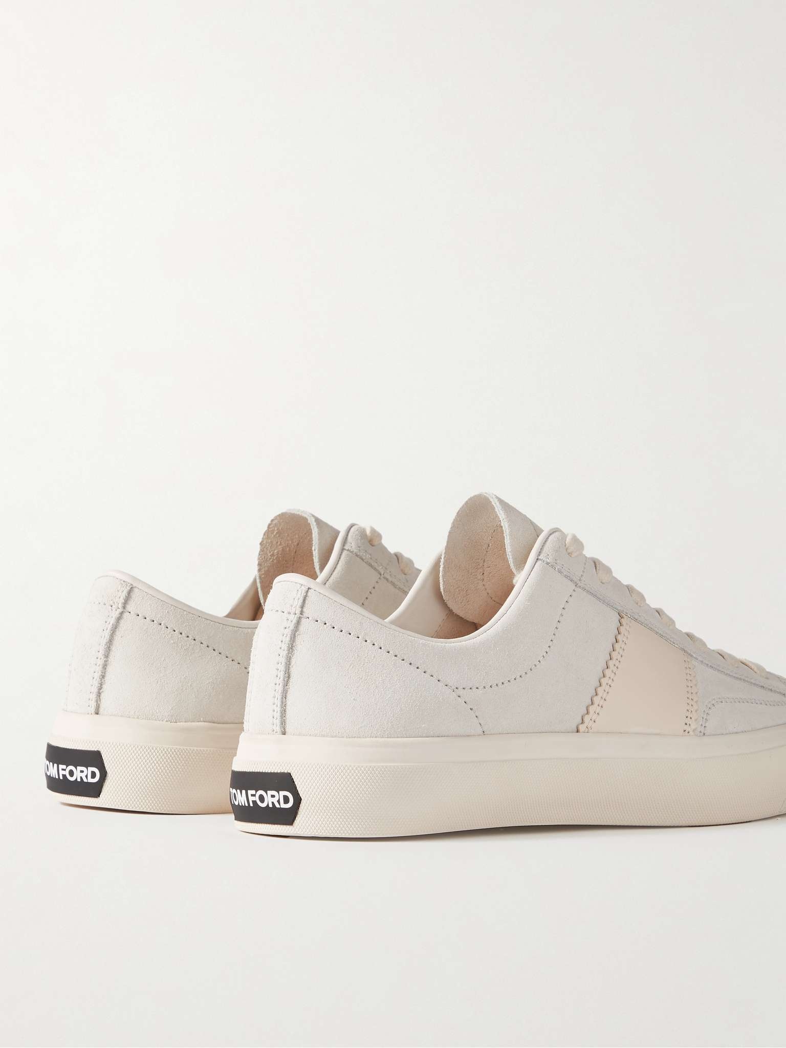 Cambridge Leather-Trimmed Suede Sneakers - 5