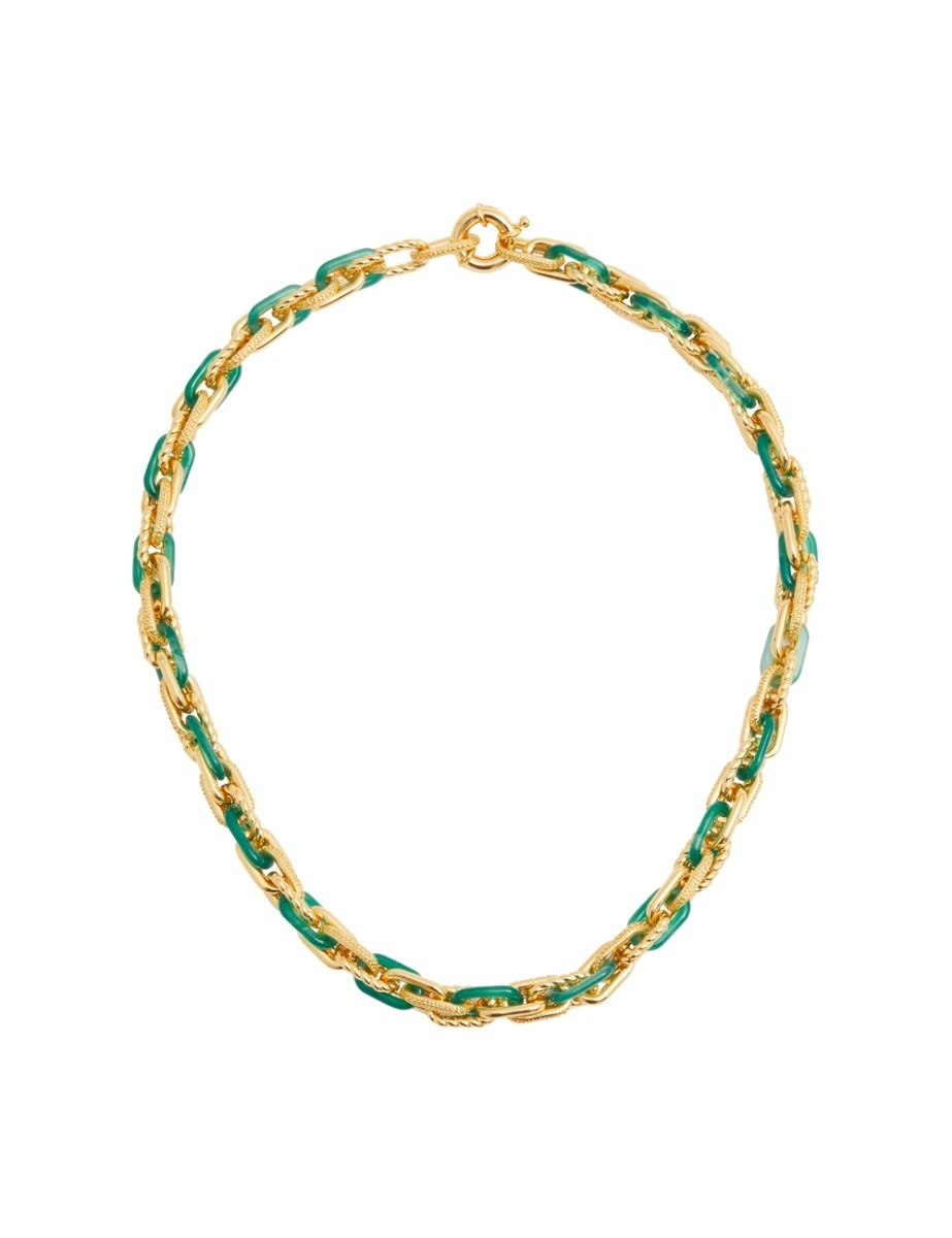 COLLAGE CHAIN LINK NECKLACE - 1