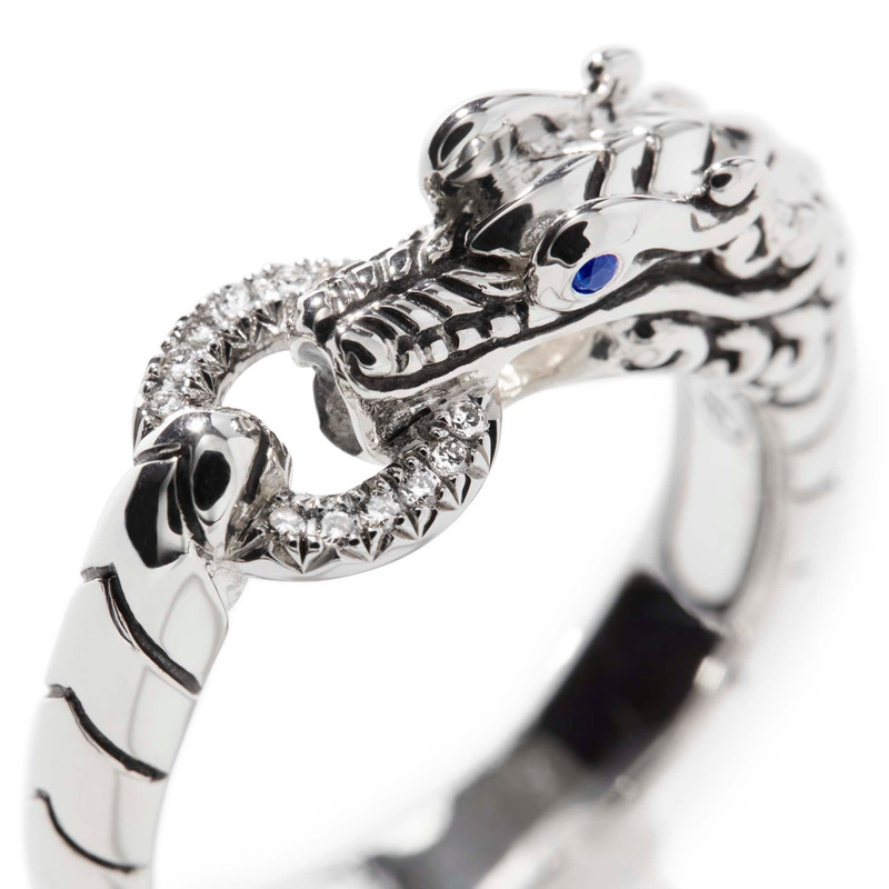 JOHN HARDY Naga Ring, Sterling Silver, Diamonds outlook