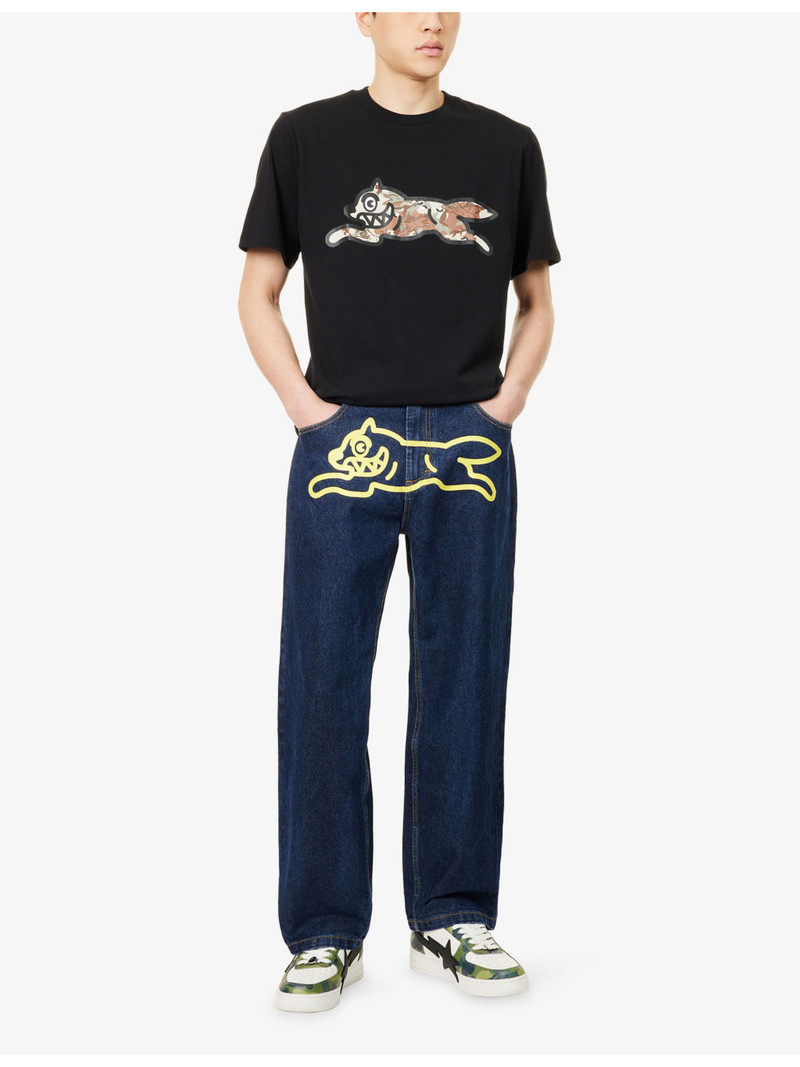 ICECREAM Choc Chip Running Dog Crewneck Cotton-Jersey T-Shirt outlook