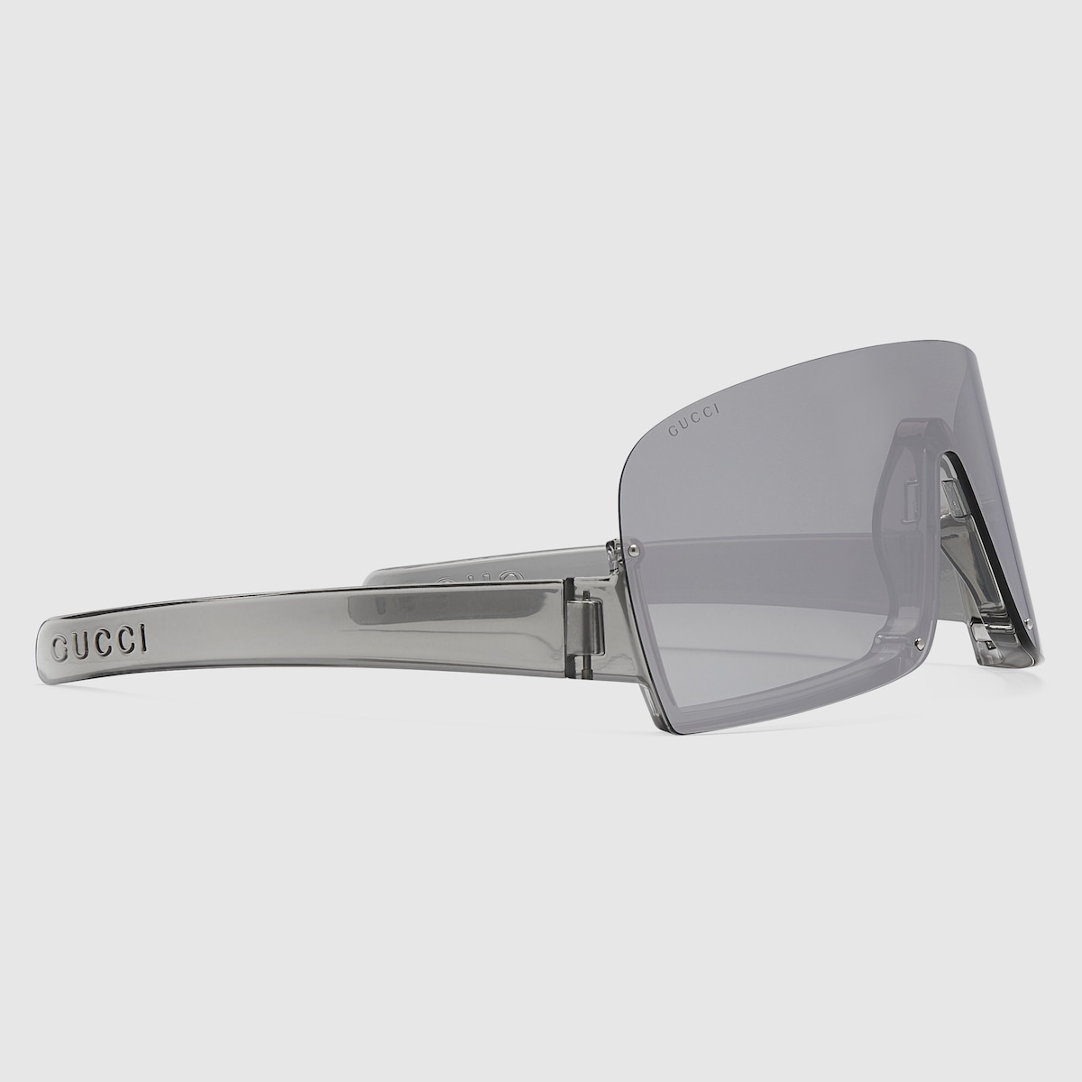 GUCCI Mask-shaped frame sunglasses | REVERSIBLE