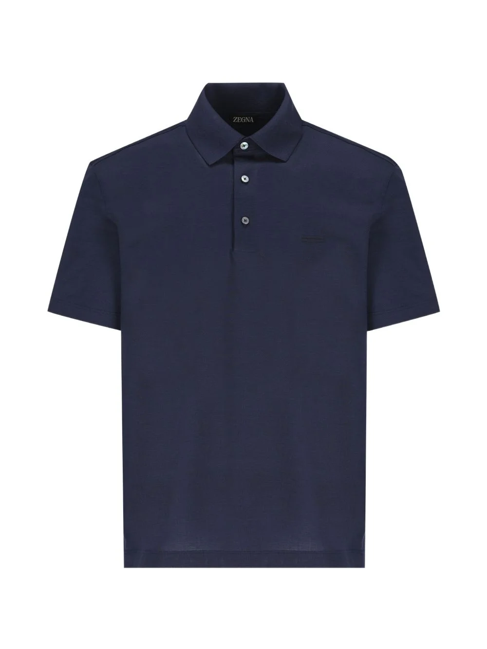 short-sleeve piqué polo shirt - 1