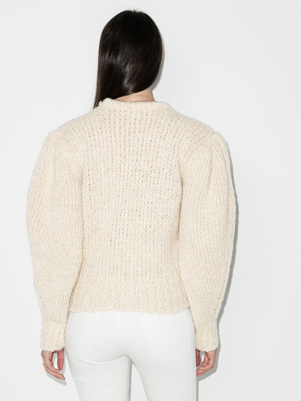 Enora pouf-sleeve jumper - 3