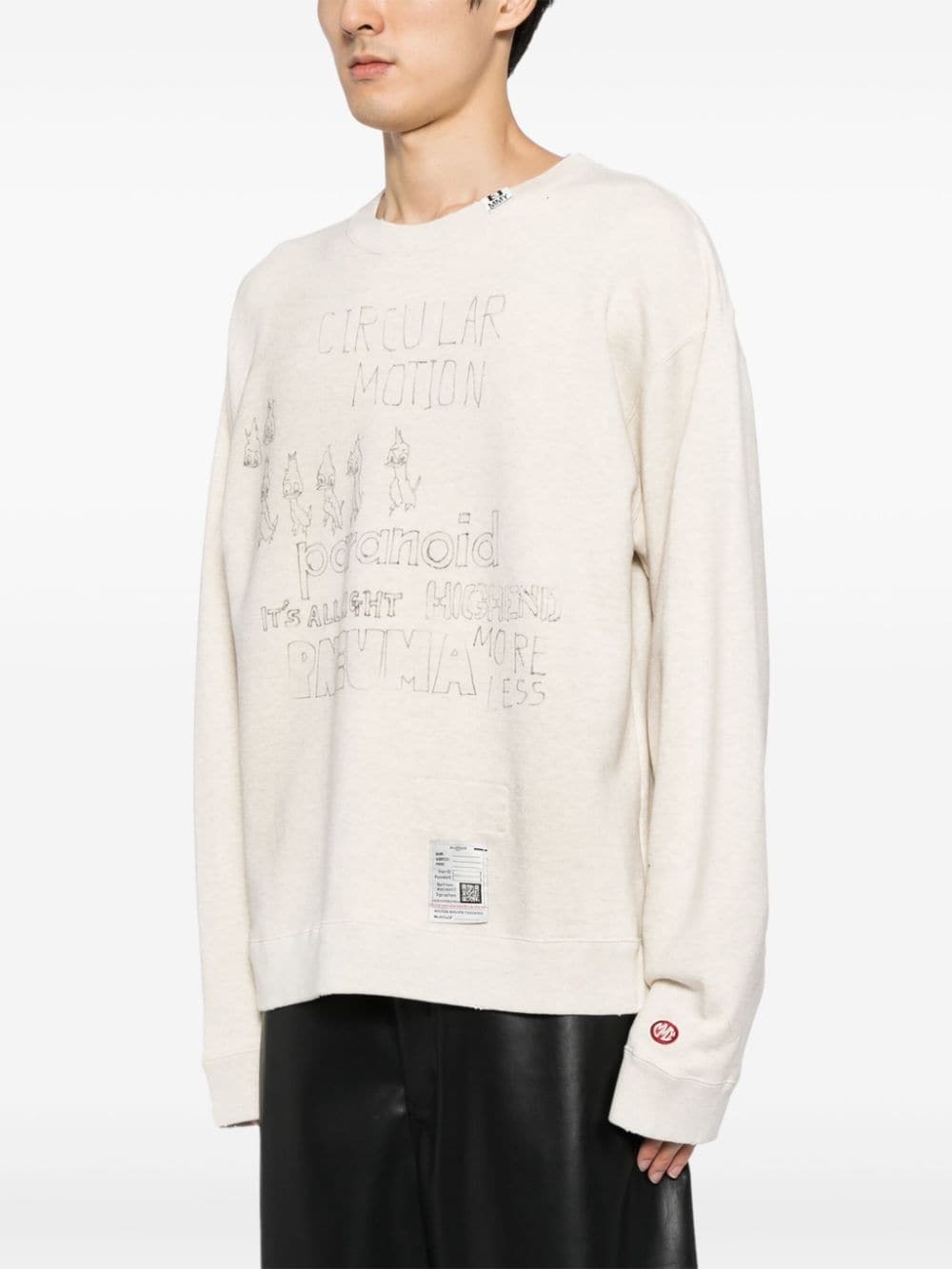 printed sweatshirt - 3