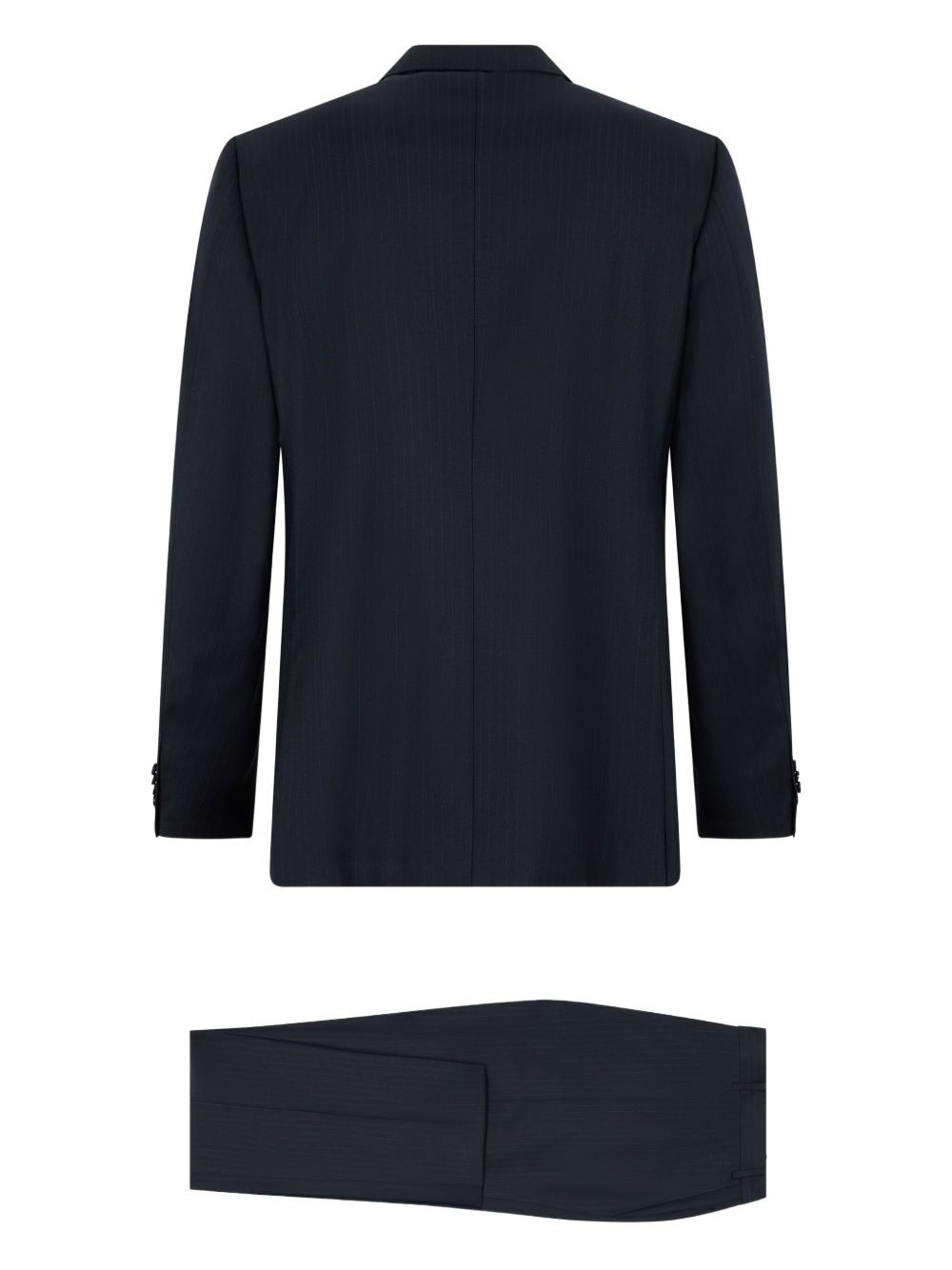 two-button logo-patch suit - 2