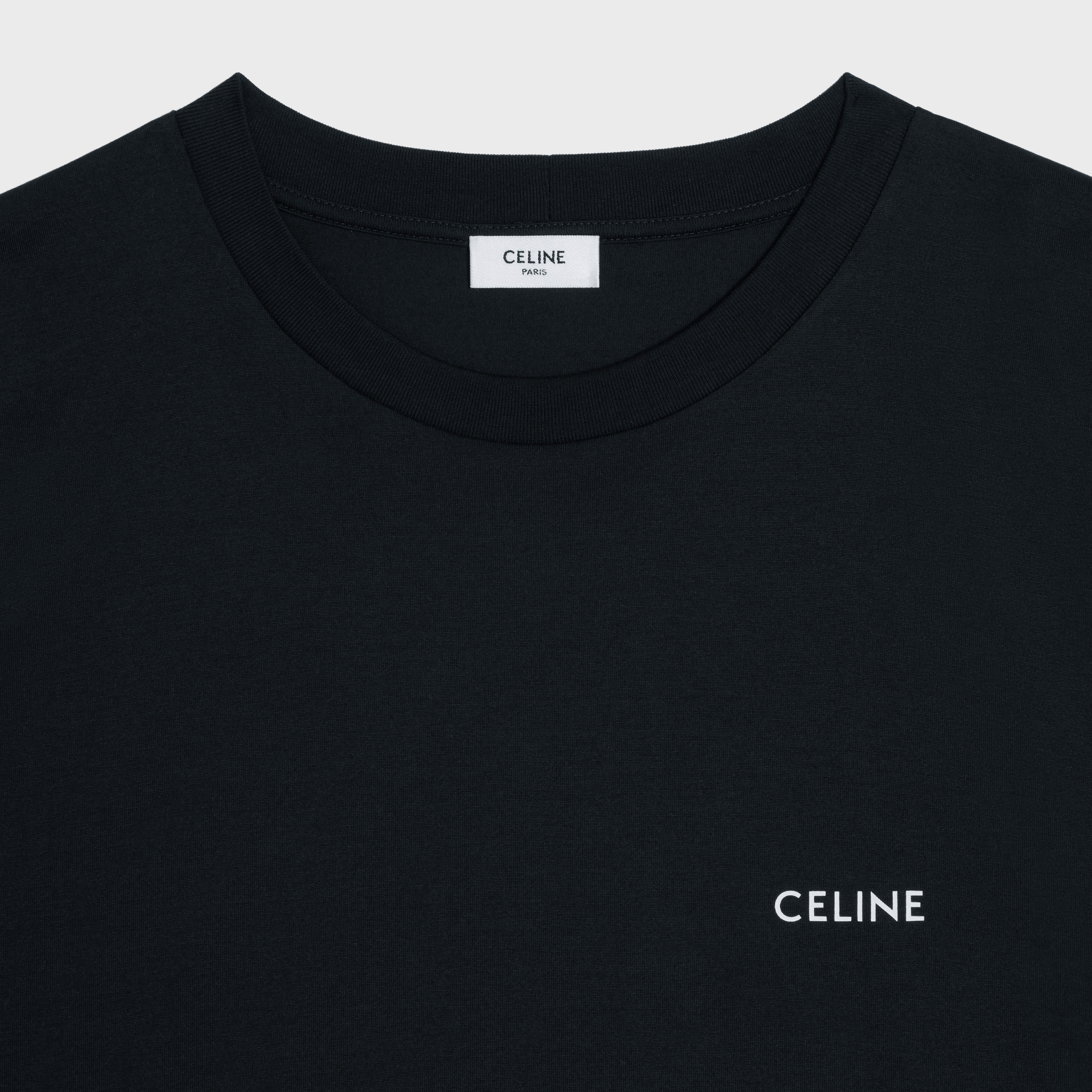 celine loose T-shirt in cotton jersey - 3