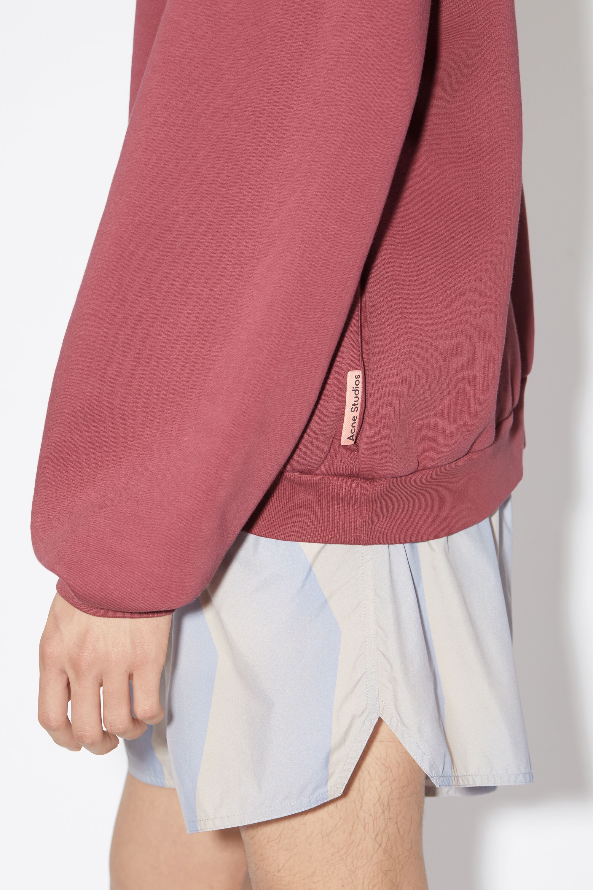 Hooded sweater - Rosewood red - 4