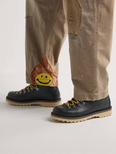 Diemme Roccia Vet Logo-Debossed Leather Hiking Boots outlook