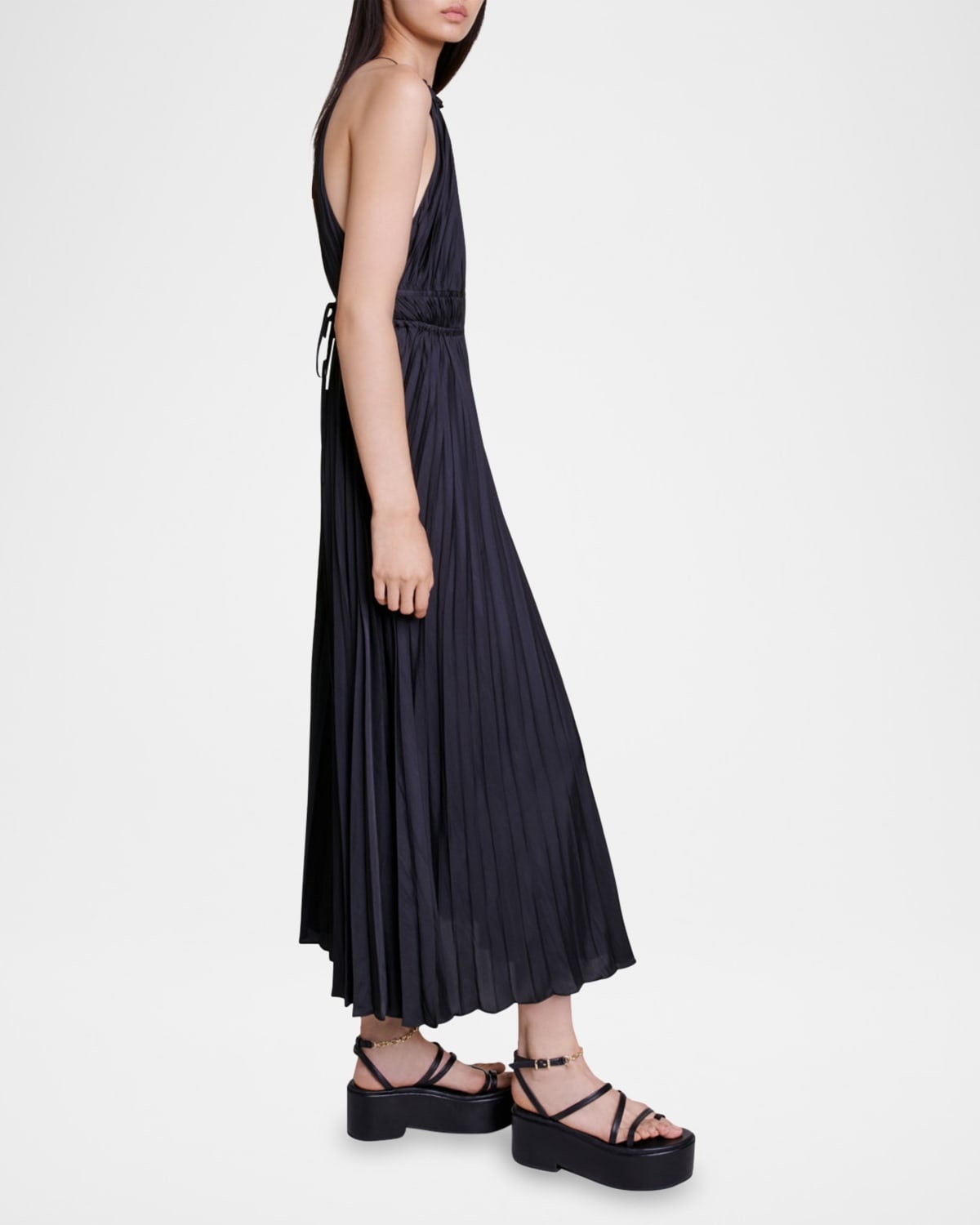 Revilly Pleated Maxi Dress - 5