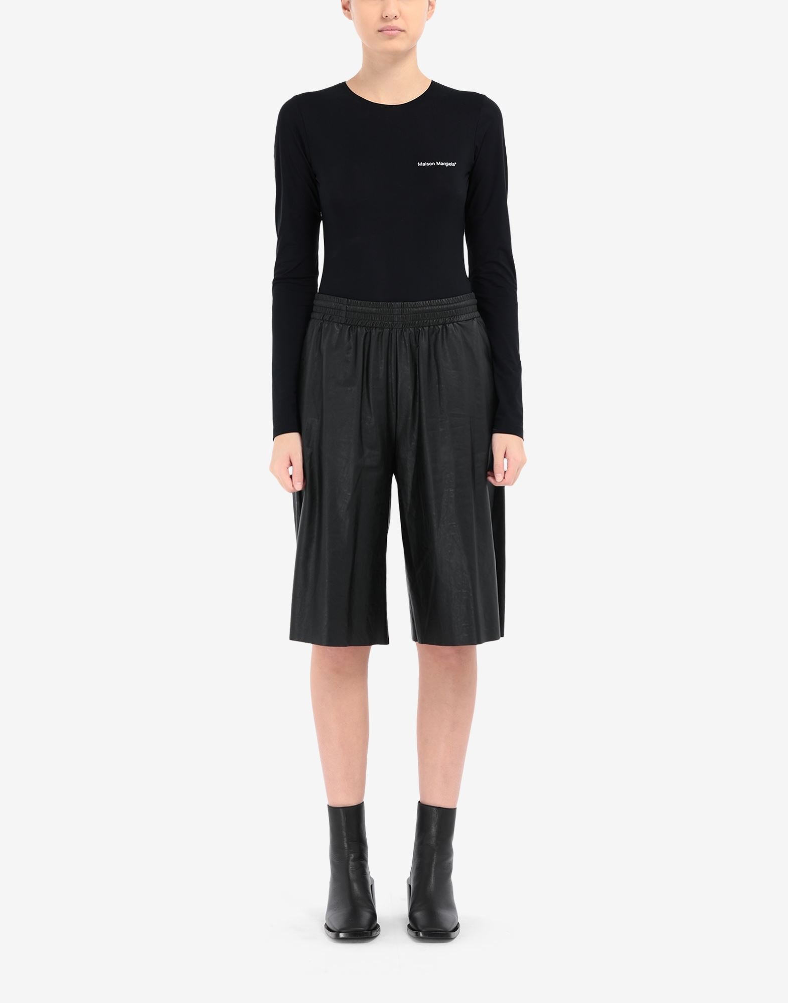Faux leather culottes - 2