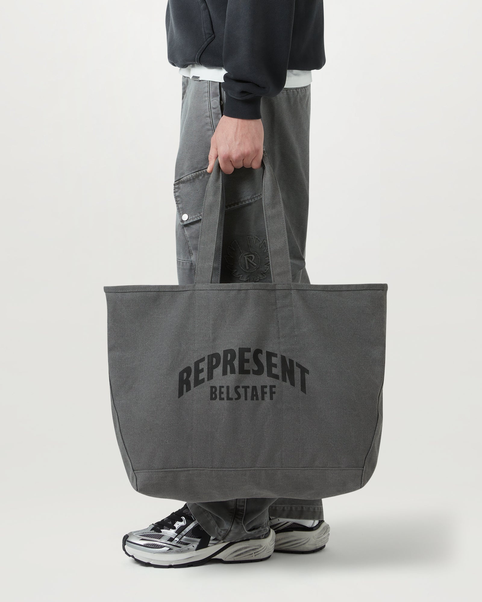 BELSTAFF X REPRESENT WOVEN BAG - 2