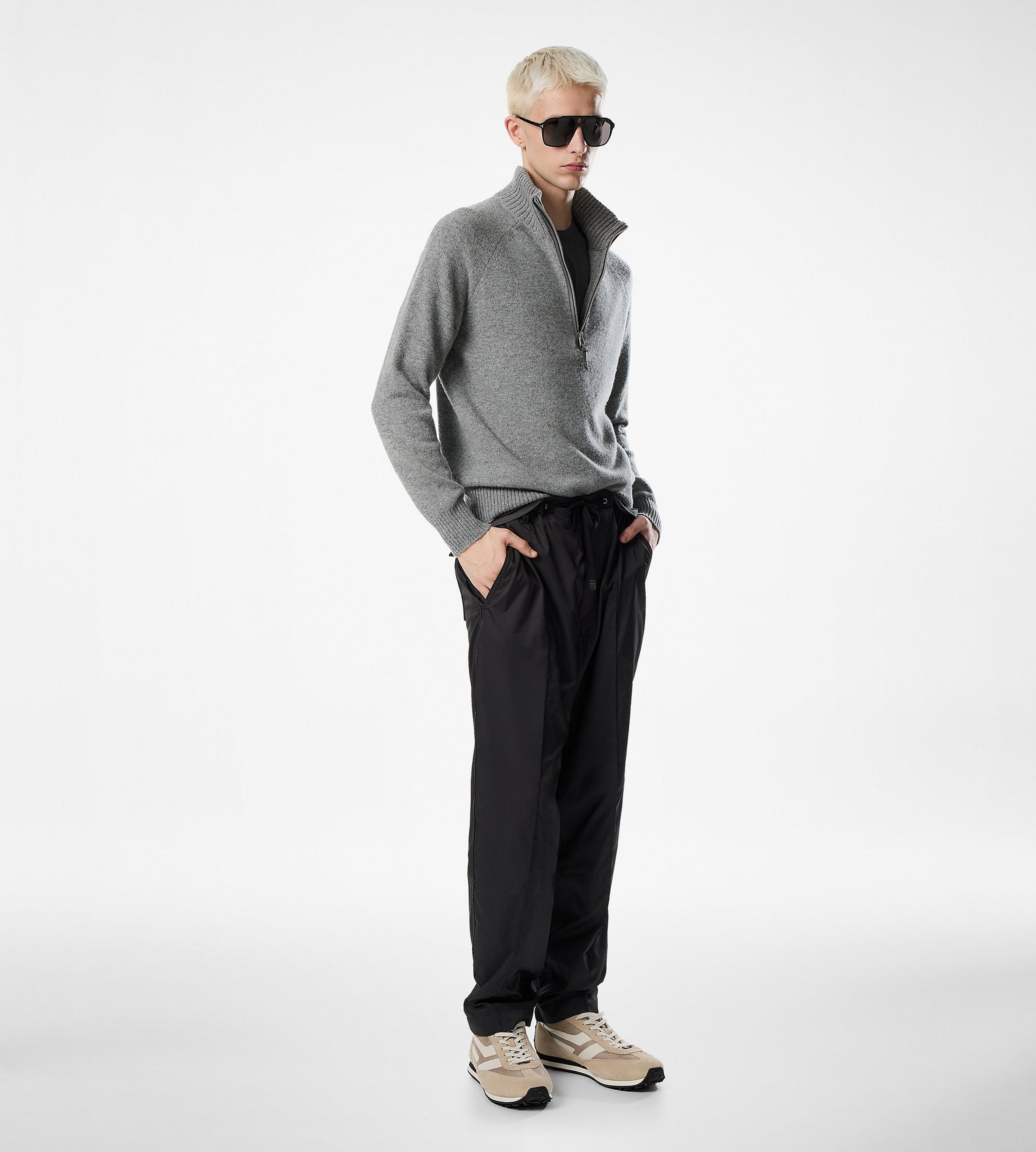 CASHMERE LAMBSWOOL HALF ZIP - 2