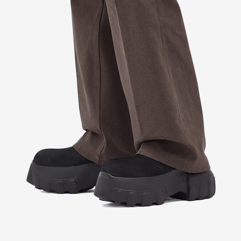 Rick Owens Rick Owens Leather Mega Tractor Boots outlook