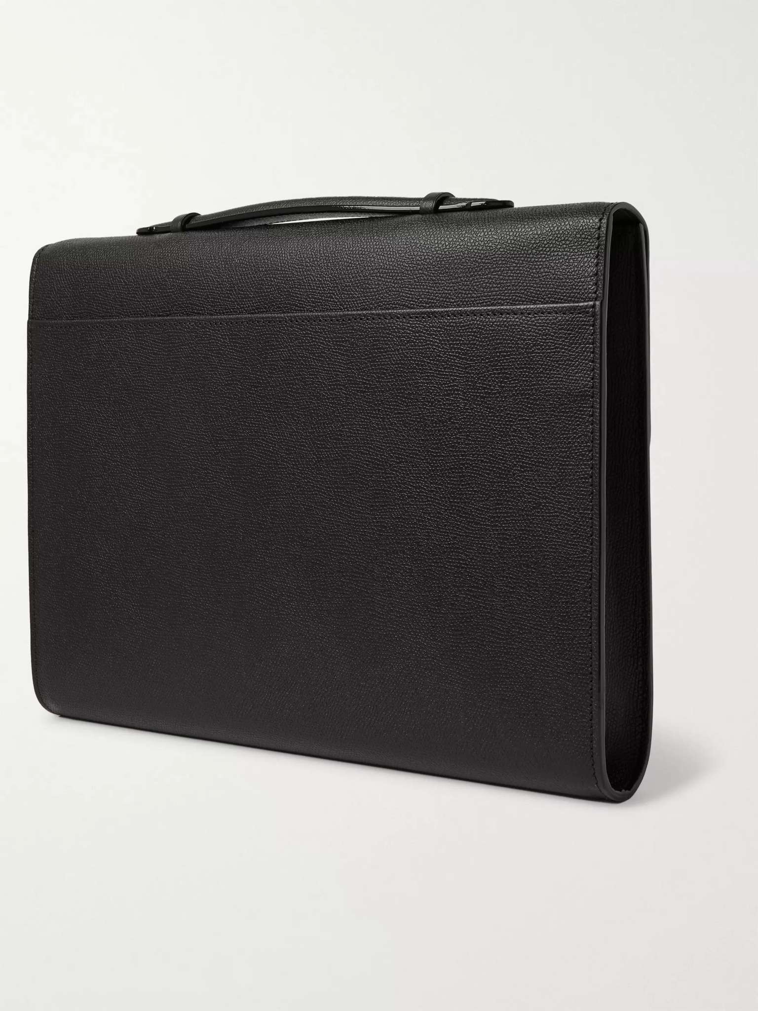 Pebble-Grain Leather Briefcase - 4