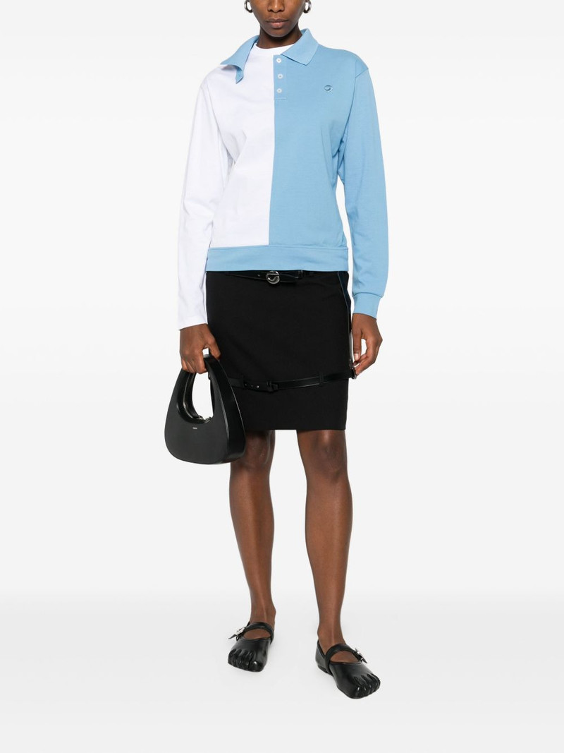 COPERNI two-tone panelled polo top outlook