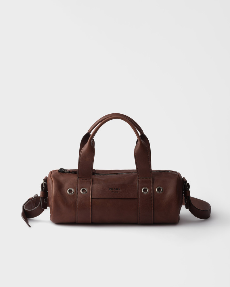 Prada Route large leather top-handle bag 1