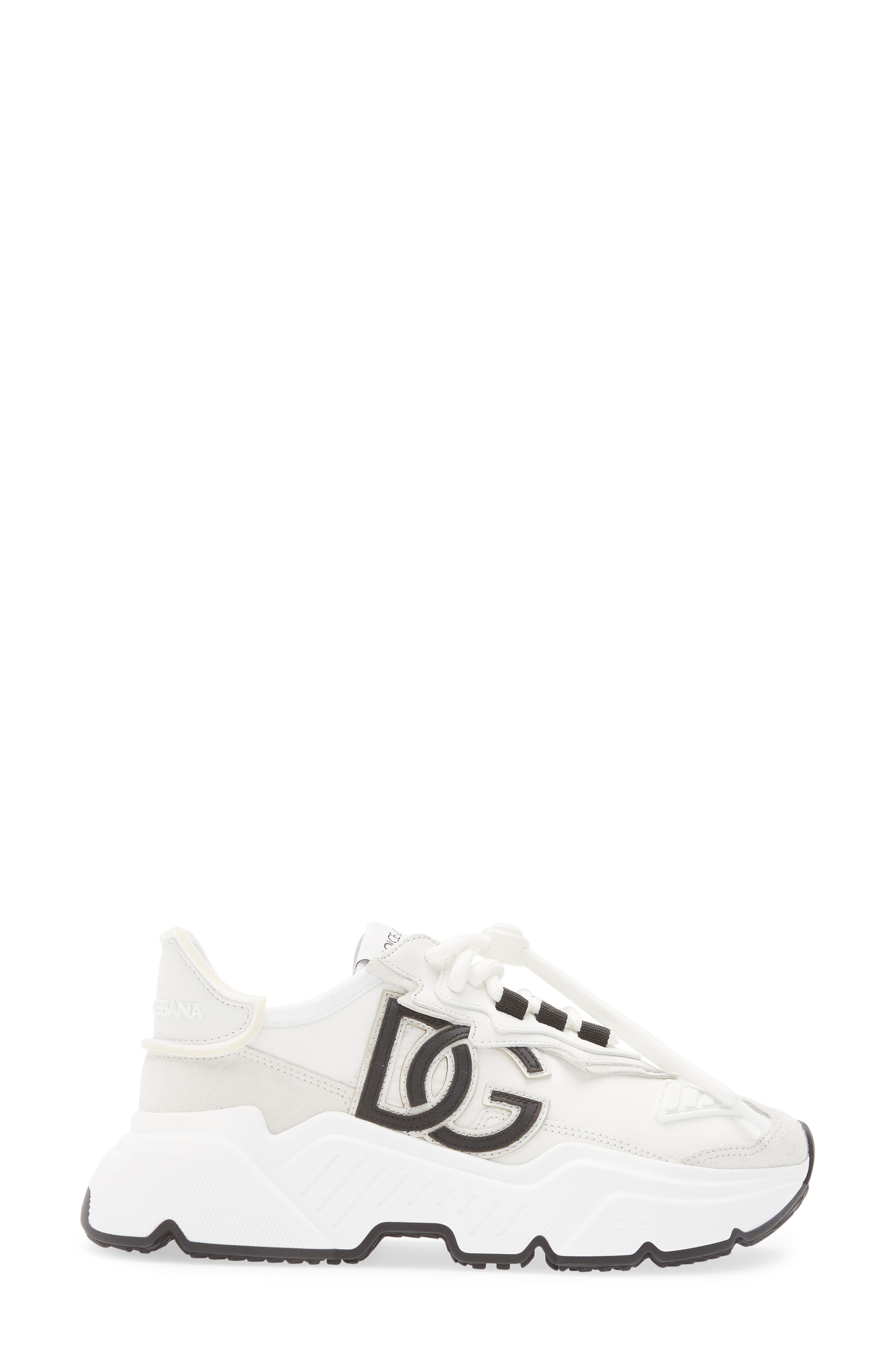 Dolce&Gabbana Daymaster Sneaker in White/Black at Nordstrom - 3