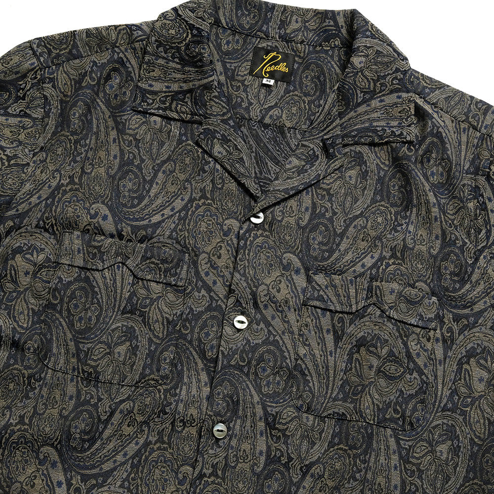 Rebuild by Needles | One-Up Shirt - PE/C Jacquard Cloth 'Paisley' - 4