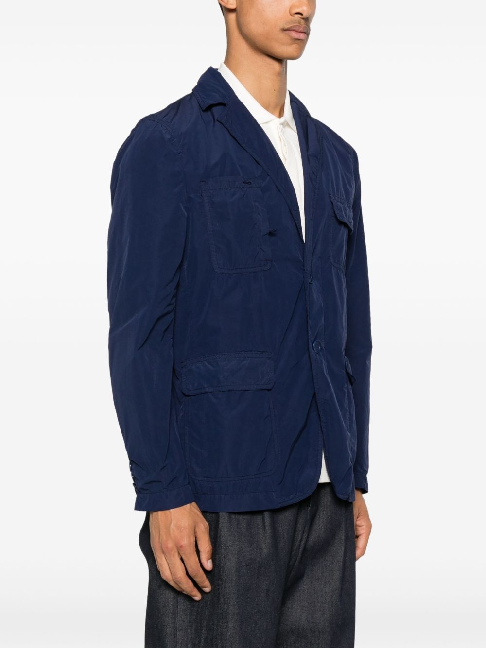pocketed shirt jacket - 3