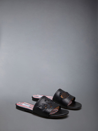 Thom Browne Icon Claquette leather slides outlook