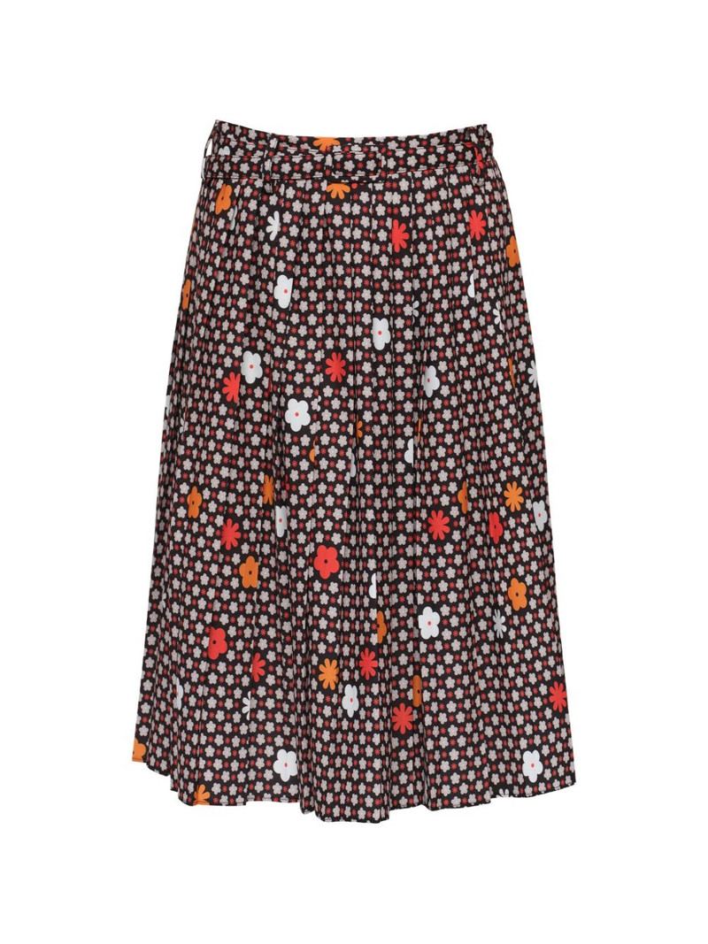 floral-print midi skirt 1