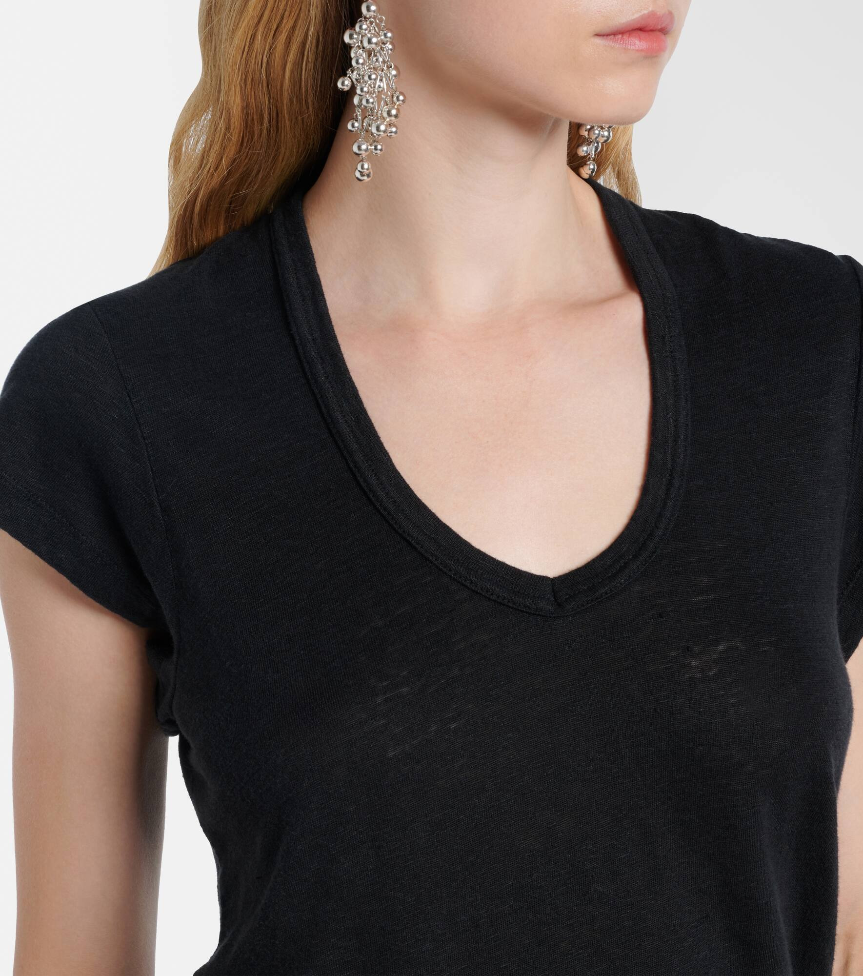 Linen T-shirt - 4
