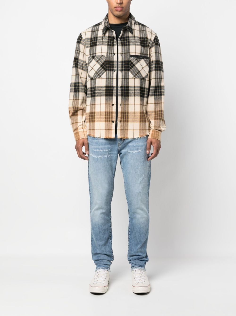 light-wash straight-leg jeans - 3