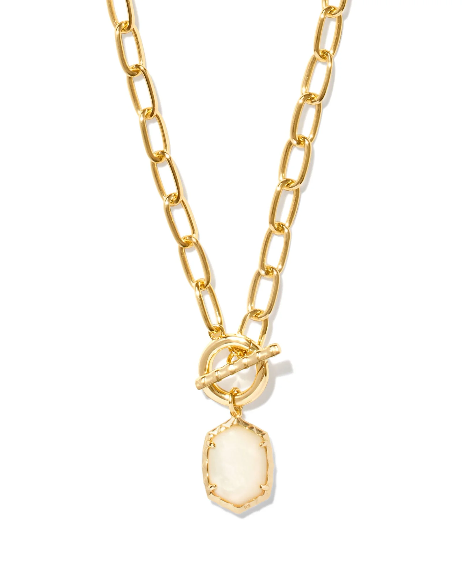 Daphne Convertible Gold Link and Chain Necklace - 1