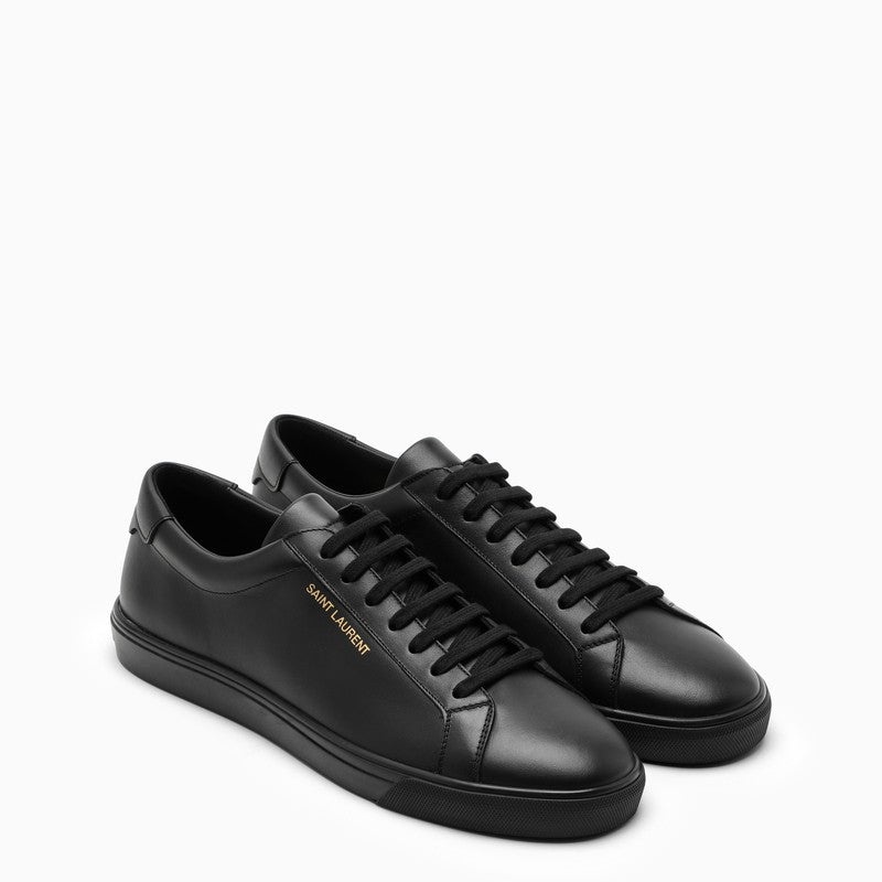 Saint Laurent Andy Low-Top Sneakers In Black Leather Men - 2