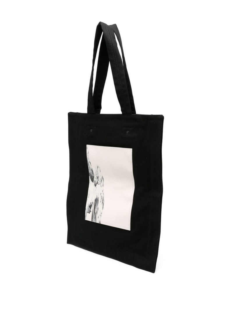 floral-print tote bag 3