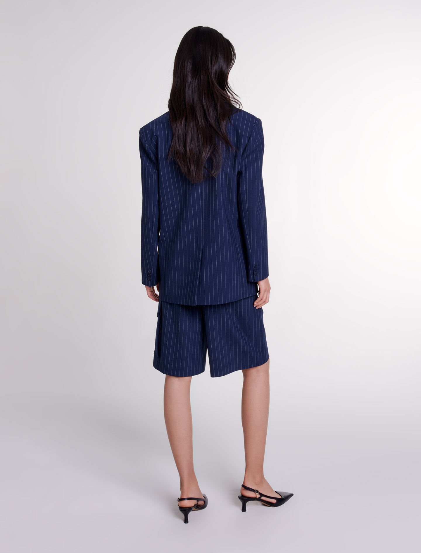 Striped suit jacket - 4