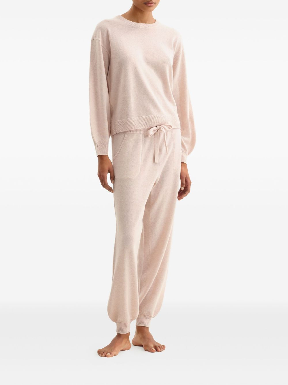 drawstring-waistband pants - 2