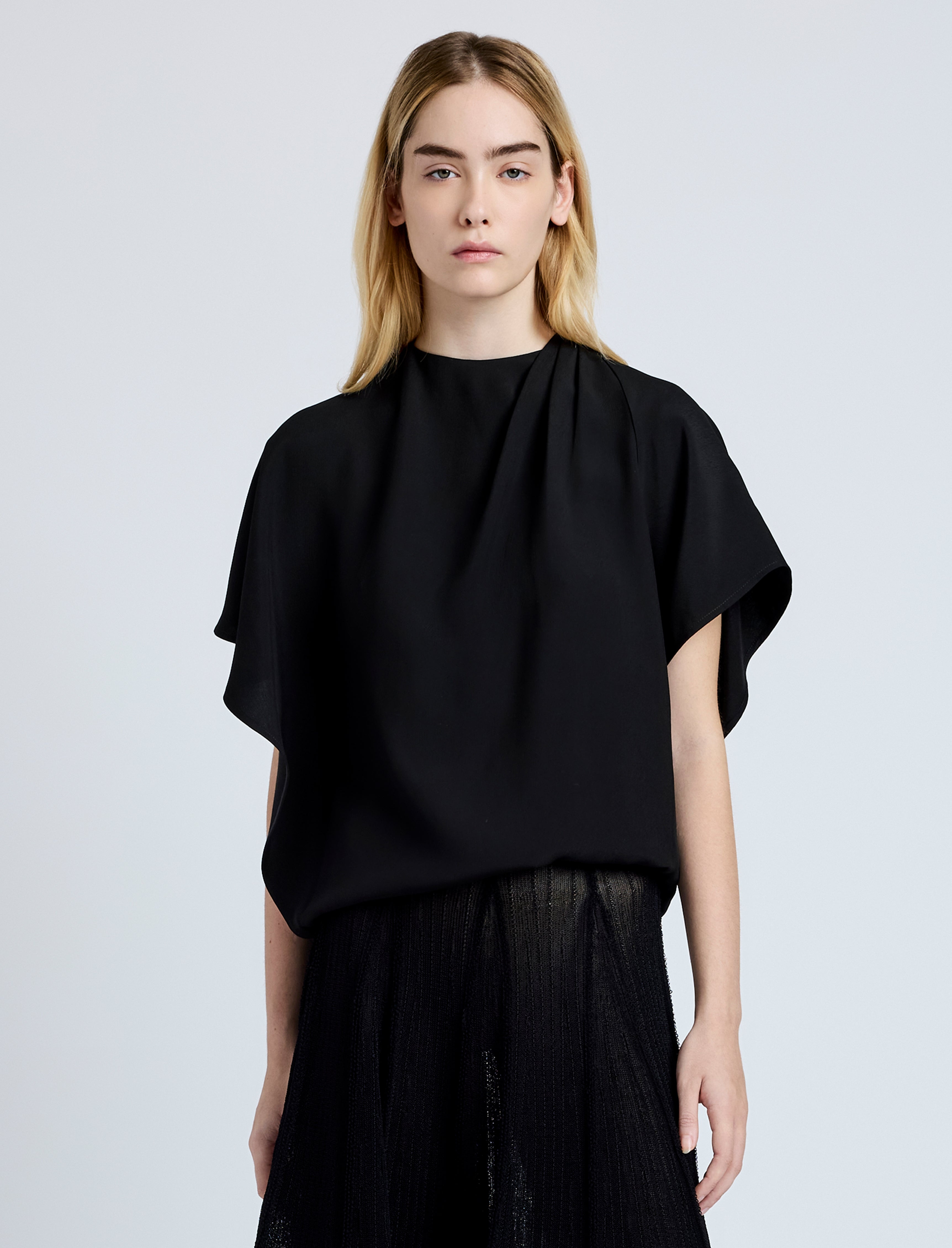 Etta Top in Hammered Viscose - 2