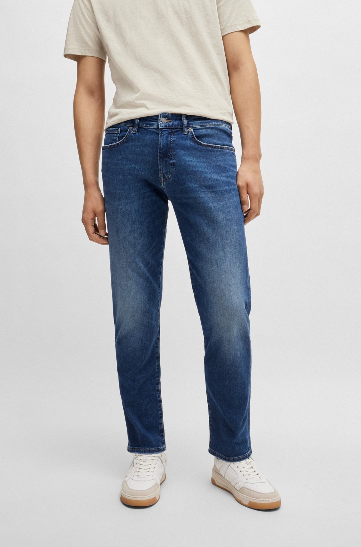 MAINE REGULAR-FIT JEANS IN BLUE SOFT-MOTION DENIM - 2