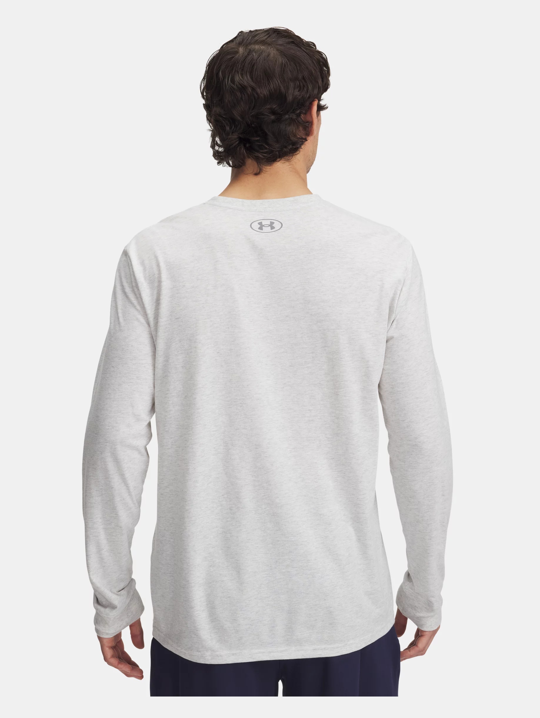 Men's UA Performance Cotton Collegiate Long Sleeve - 3