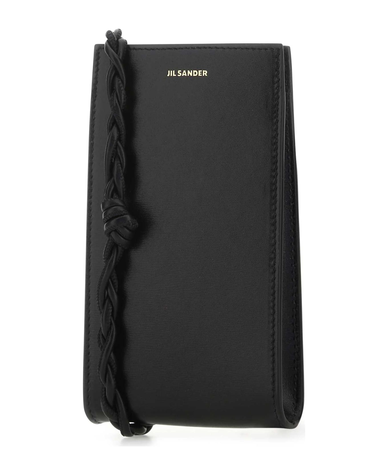 Black Leather Phone Case - 1