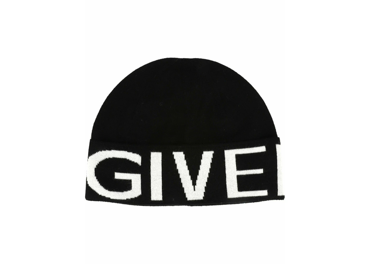 Givenchy Jacquard Logo Beanie Black/White - 3
