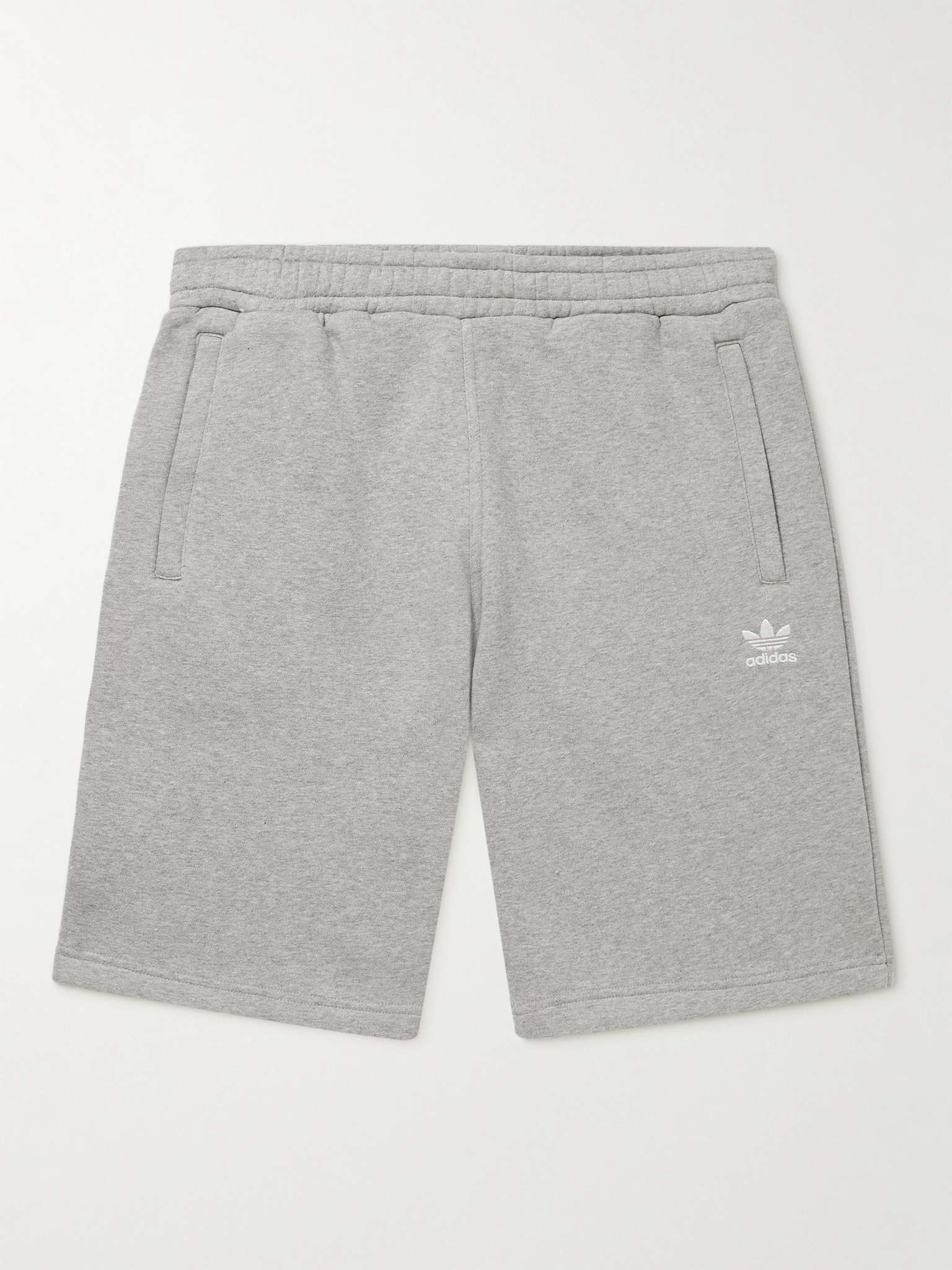 Logo-Embroidered Cotton-Blend Jersey Shorts - 1