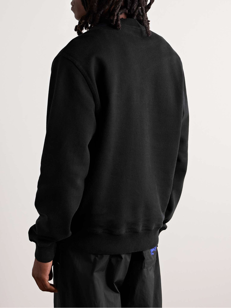 Logo-Embroidered Cotton-Jersey Sweatshirt 3