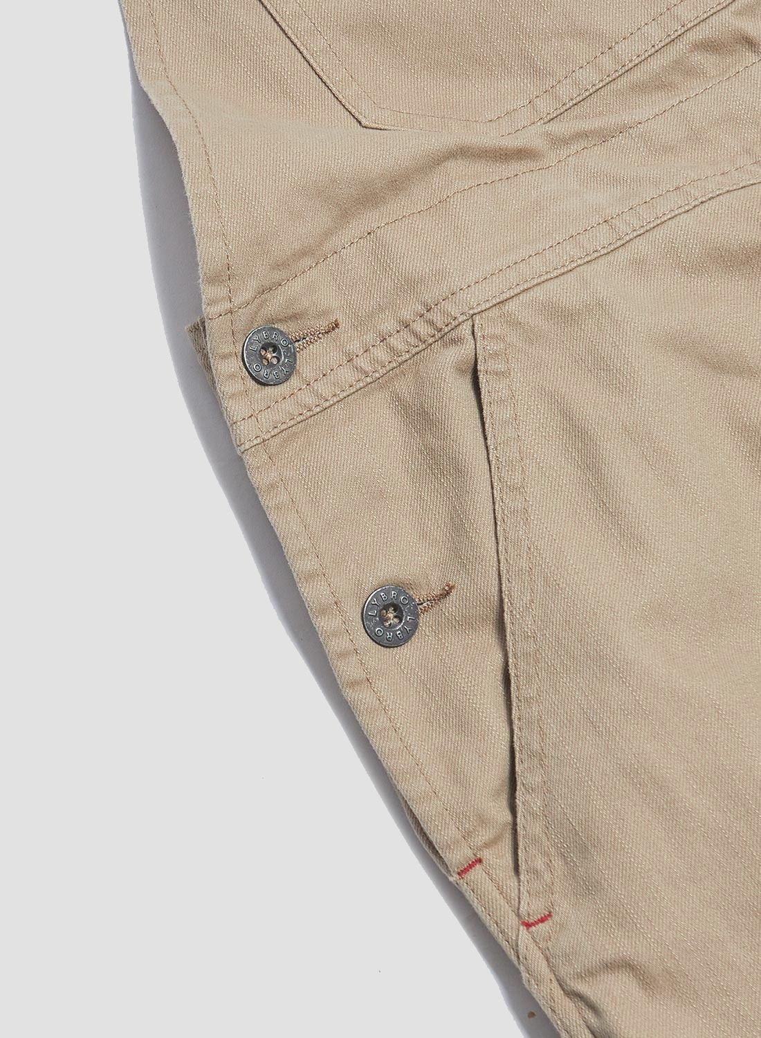 Original Lybro Dungaree Cotton Twill in Tan - 7