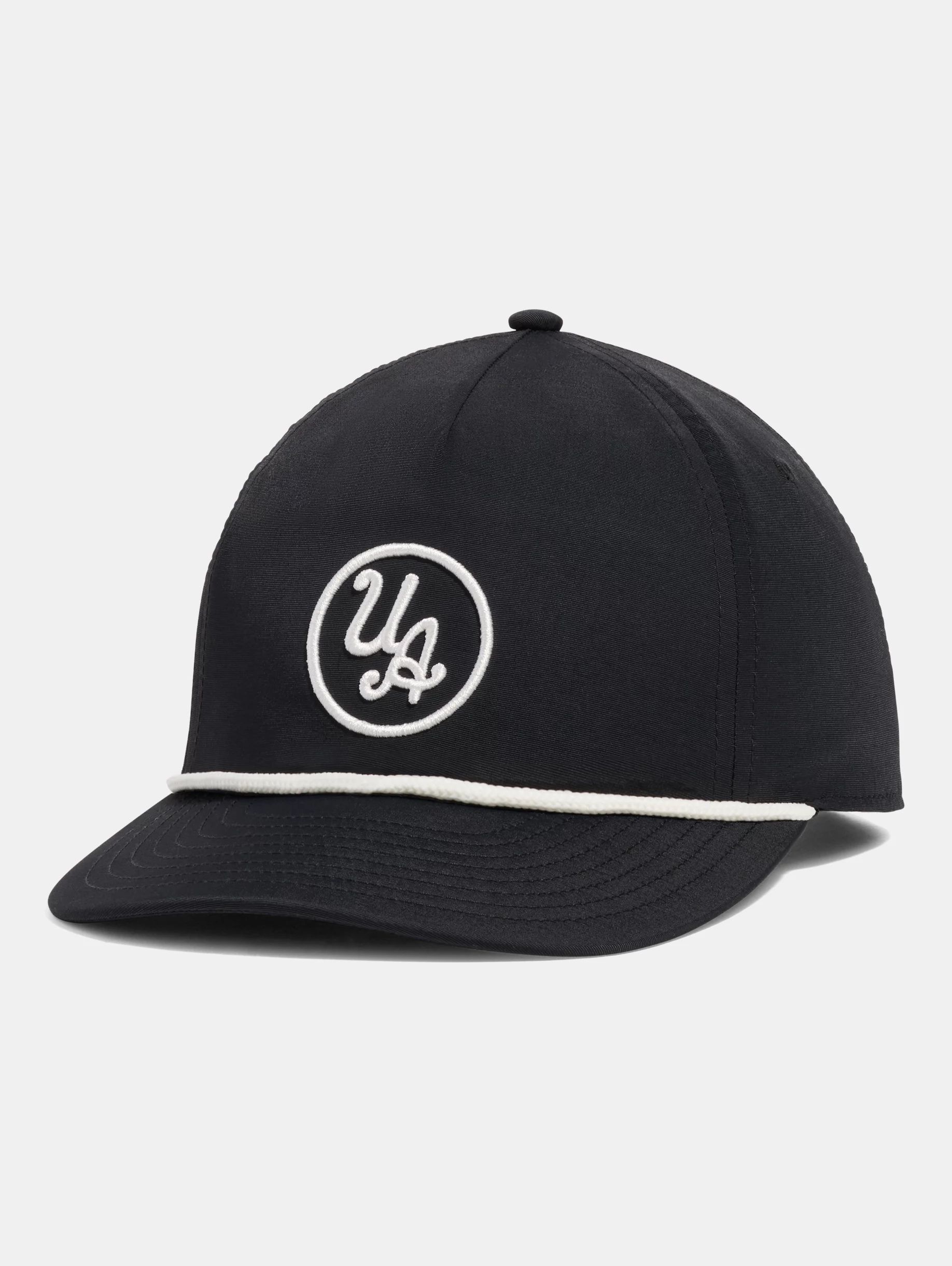 Under Armour Drive 5-Panel Men's Snapback Cap - Black/White