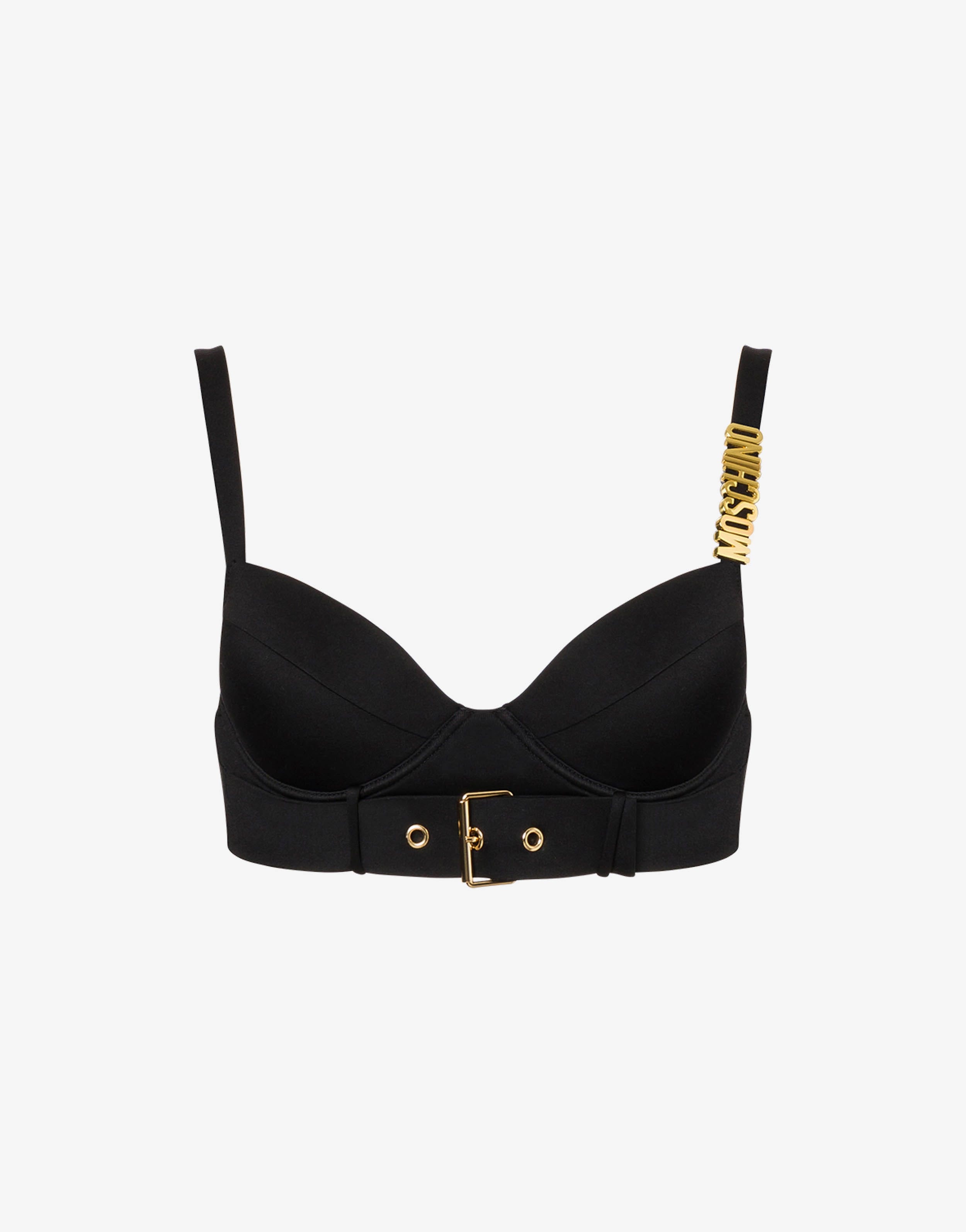 GOLDEN BUCKLE BIKINI TOP - 1