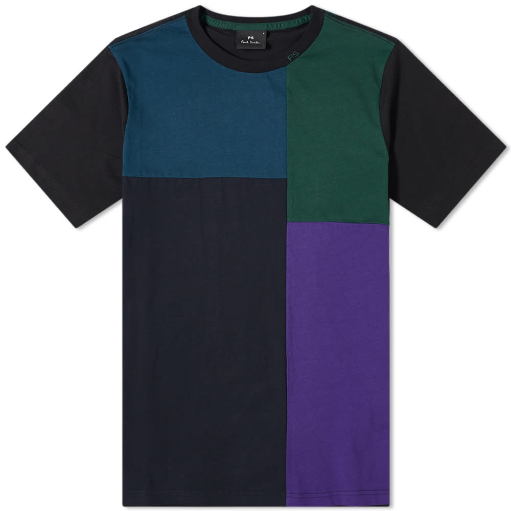 Paul Smith Panelled Patchwork Tee - 1