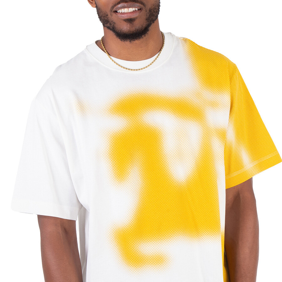 Burberry Ekd Two-Tone Crew Neck Cotton T-Shirt - 4