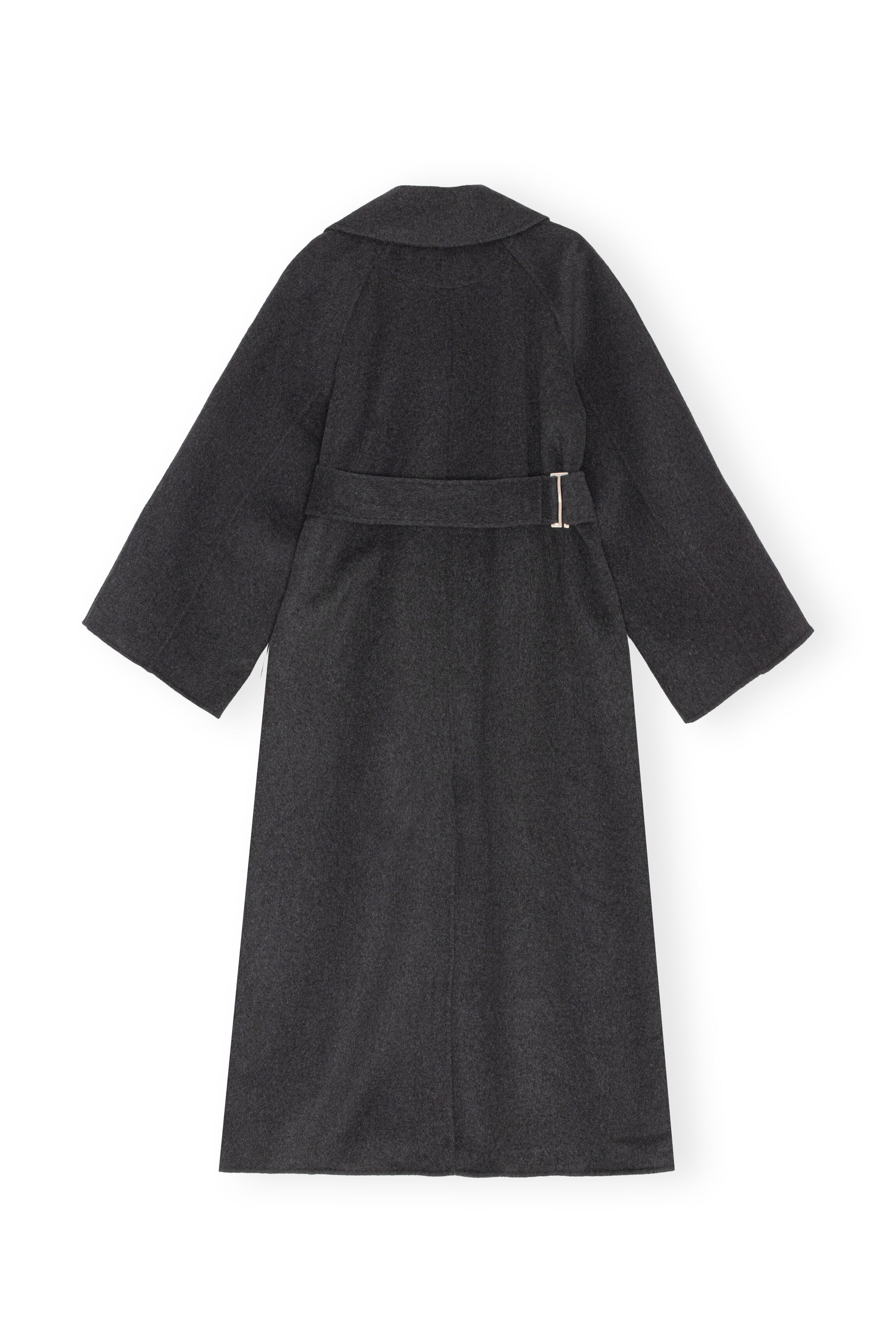 LONG WOOL COAT - 2