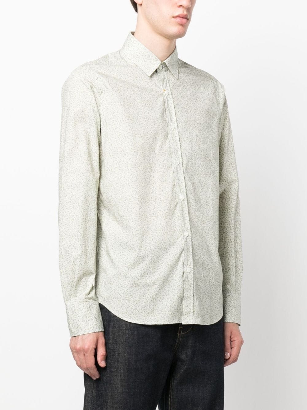 floral-print long-sleeve shirt - 3
