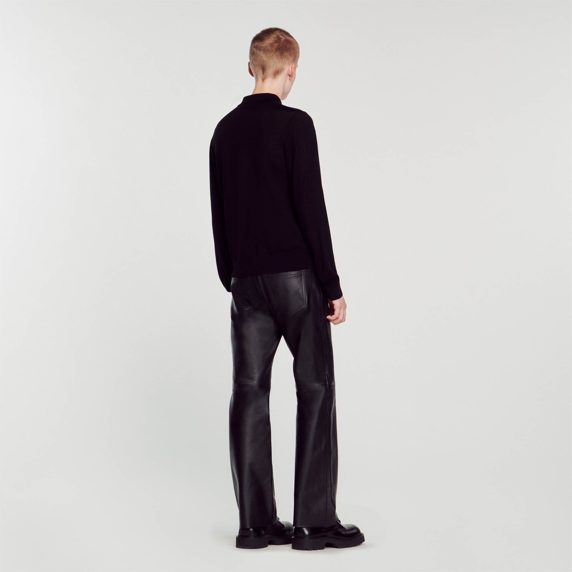 FINE KNIT POLO SHIRT - 6