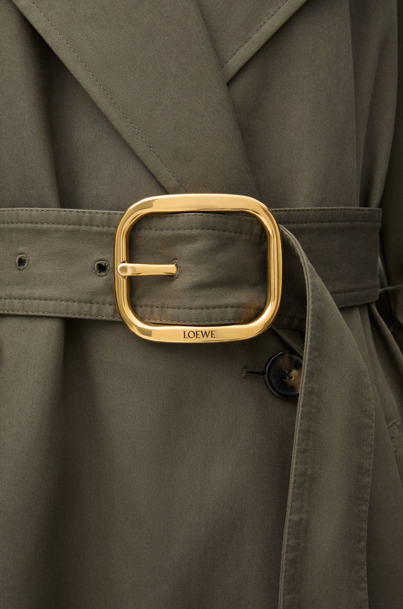 Trench coat in cotton 4